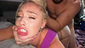 A cheerful blonde novice craves to give a blowjob