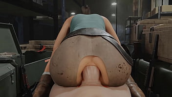 Hentai club action: Lara Croft's wild anal adventure in 3D