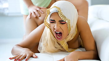 Hijab teen overcomes cultural barriers to enjoy passionate sex with boyfriend